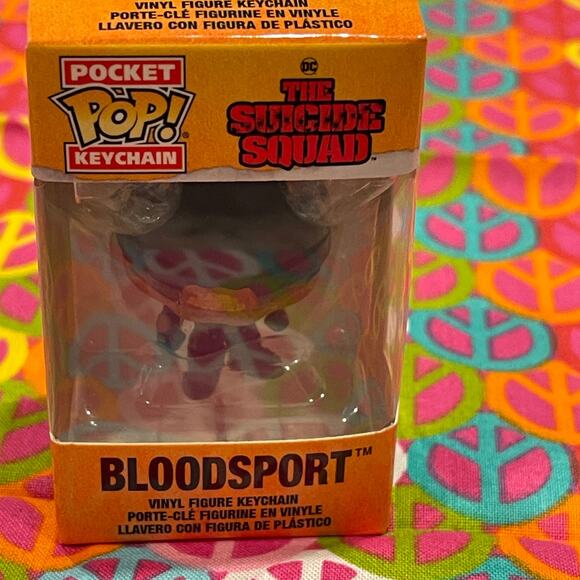 Bloodsport The Suicide Squad Funko Pocket Pop Bobble-Head Keychain - Picture 2 of 3